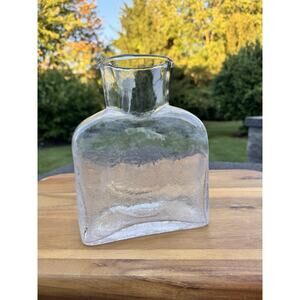 Blenko Art Glass Double Spout Water Jug Bottle Carafe Handmade blown